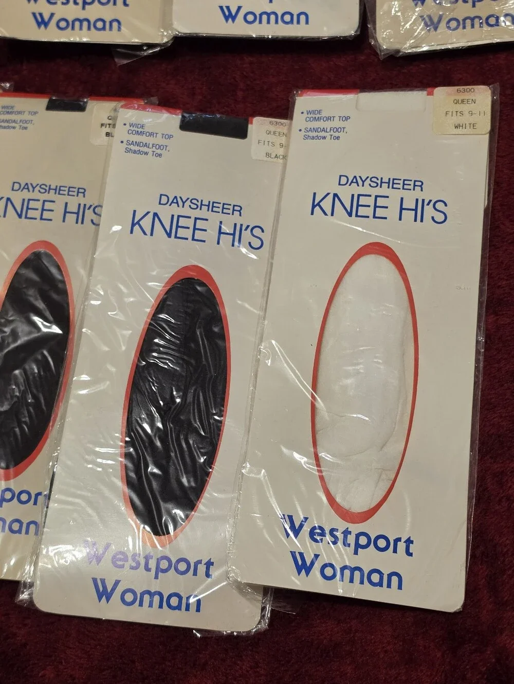 Vtg Westport Daysheer Knee Hi's Set Of 20